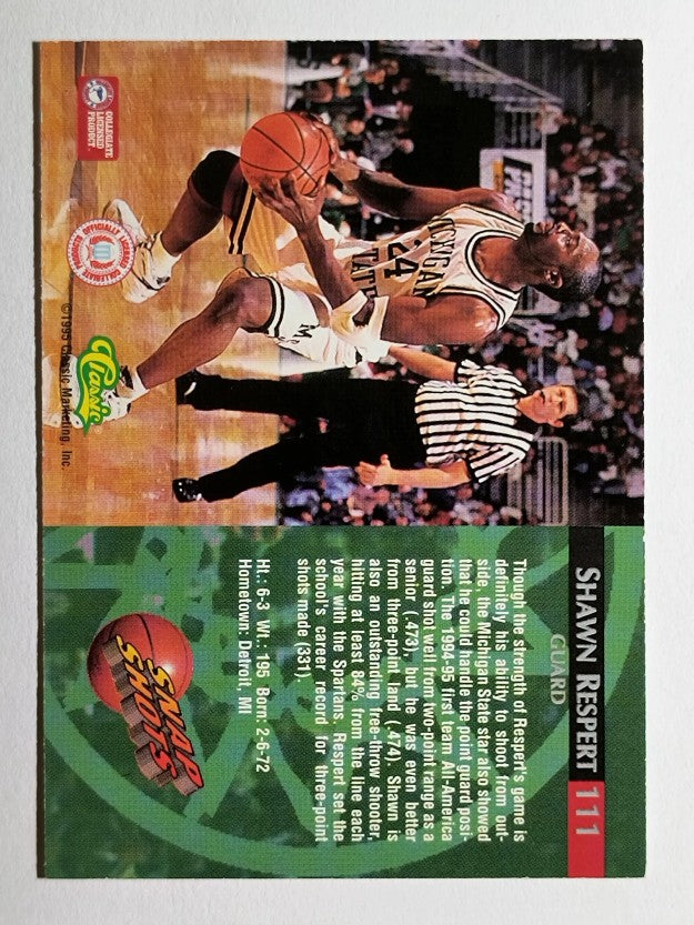 1995 Classic #111 Shawn Respert SS
