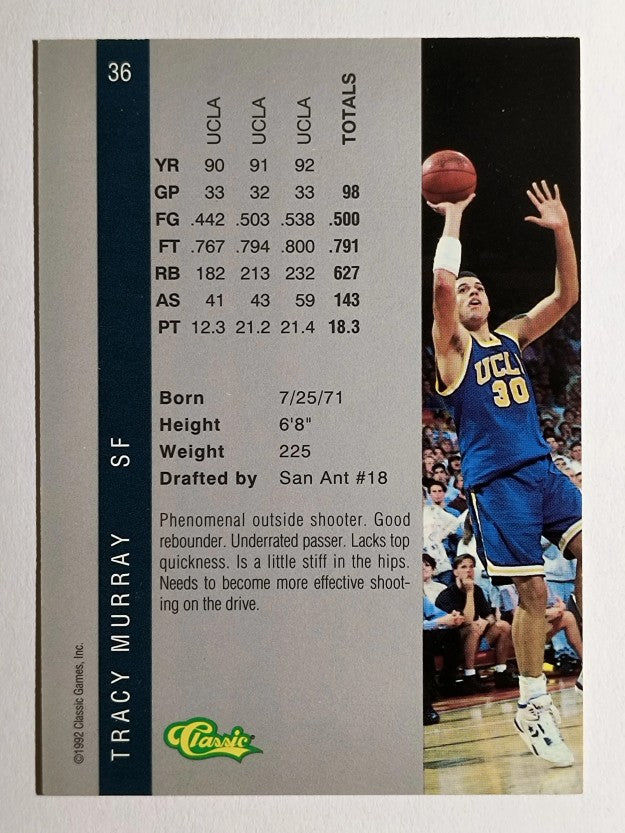 1992 Classic Four Sport #36 Tracy Murray