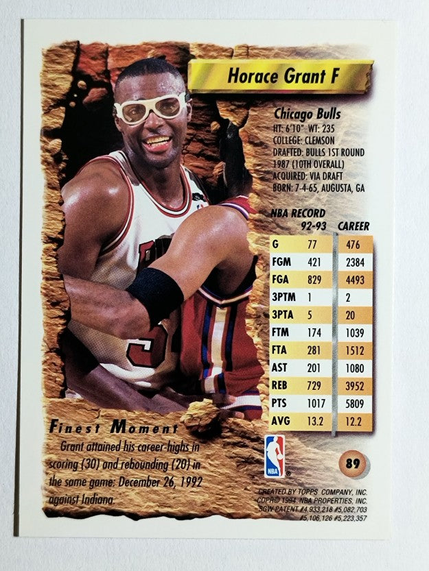 1993-94 Finest #89 Horace Grant