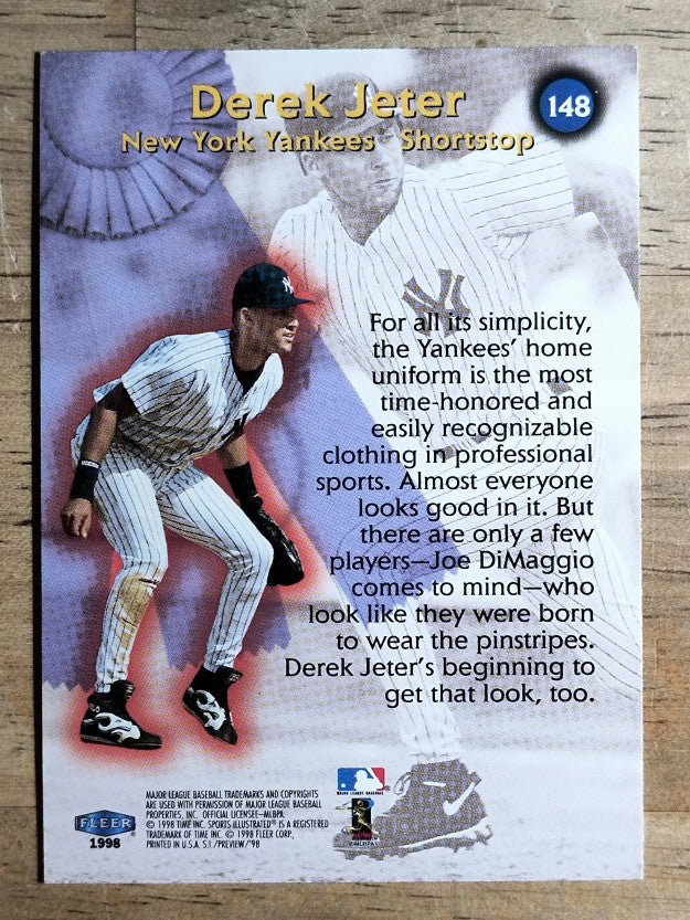 1998 Sports Illustrated #148 Derek Jeter BB