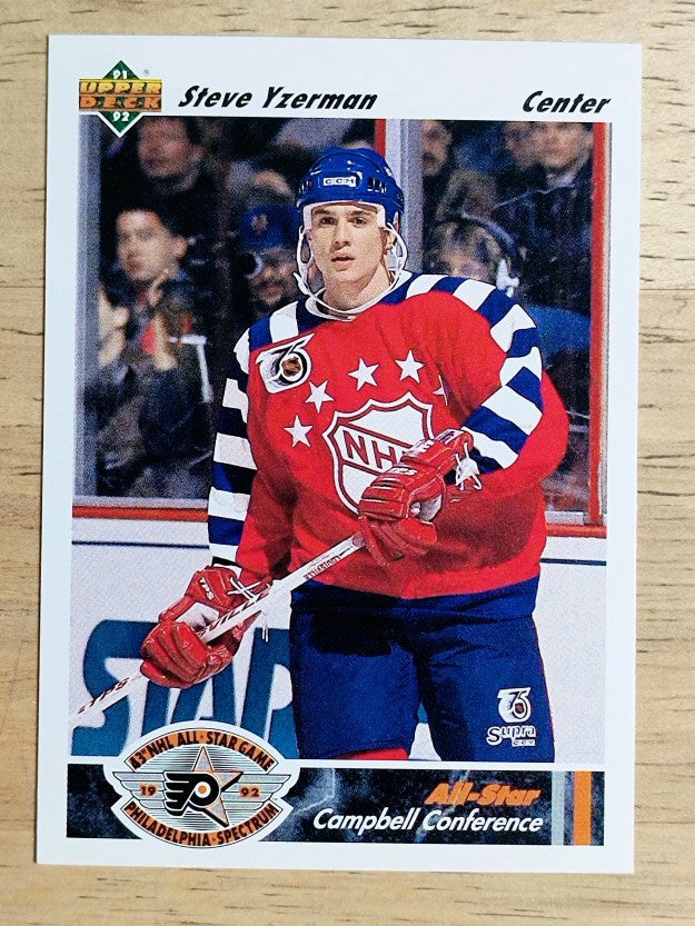 1991-92 Upper Deck #626 Steve Yzerman AS