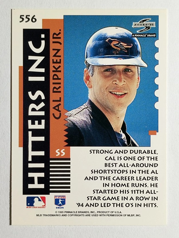 1995 Score #556 Cal Ripken HIT