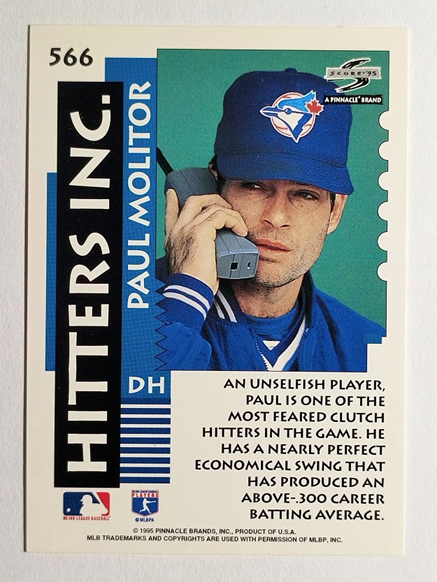 1995 Score #566 Paul Molitor HIT