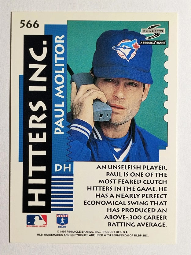 1995 Score #566 Paul Molitor HIT