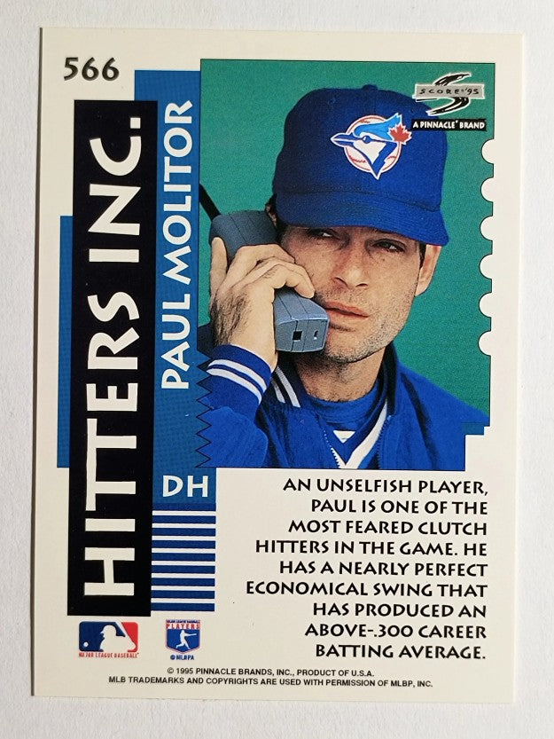 1995 Score #566 Paul Molitor HIT