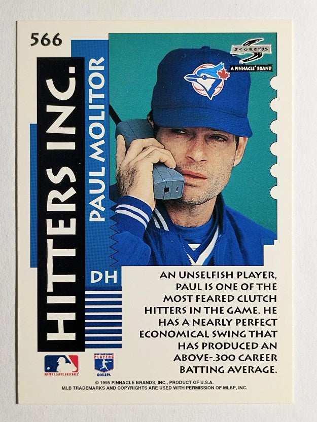 1995 Score #566 Paul Molitor HIT
