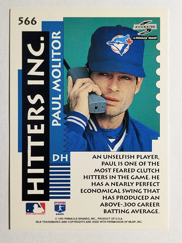 1995 Score #566 Paul Molitor HIT