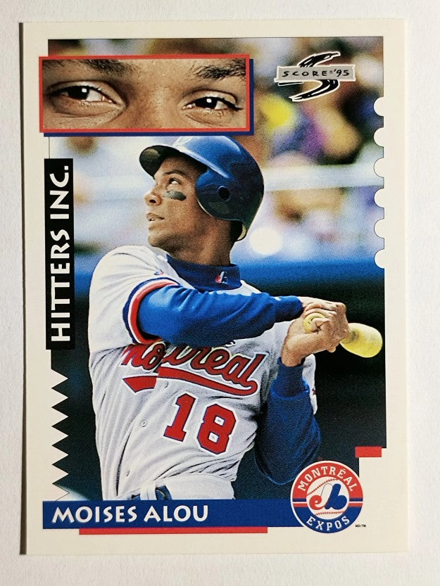 1995 Score #572 Moises Alou HIT