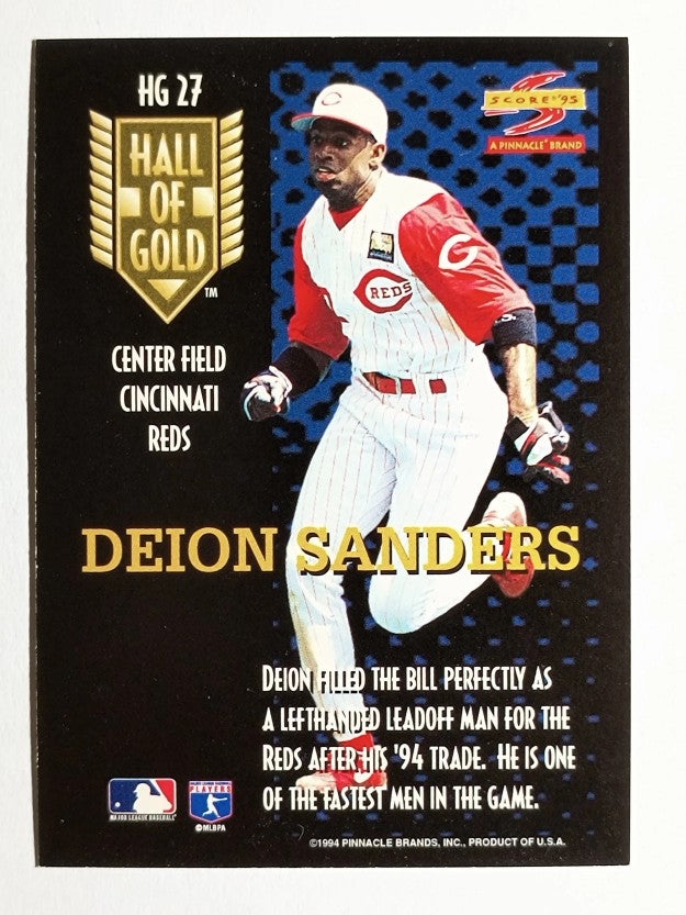 1995 Score Hall of Gold #HG27 Deion Sanders