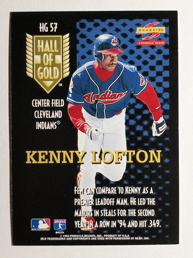 1995 Score Hall of Gold #HG57 Kenny Lofton