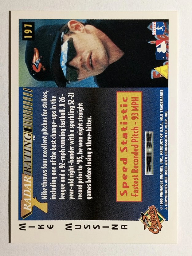 1996 Score #197 Mike Mussina RR