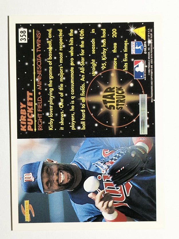 1996 Score #358 Kirby Puckett SS