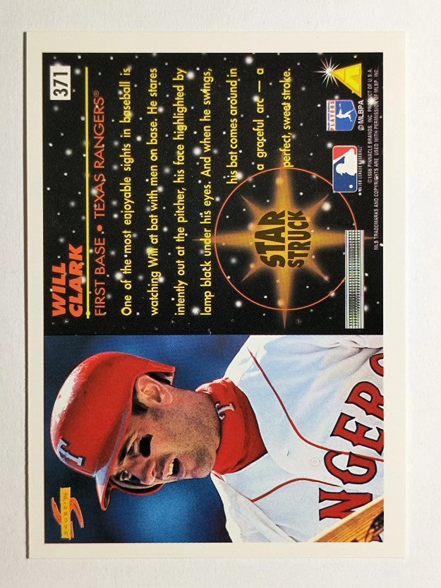 1996 Score #371 Will Clark SS
