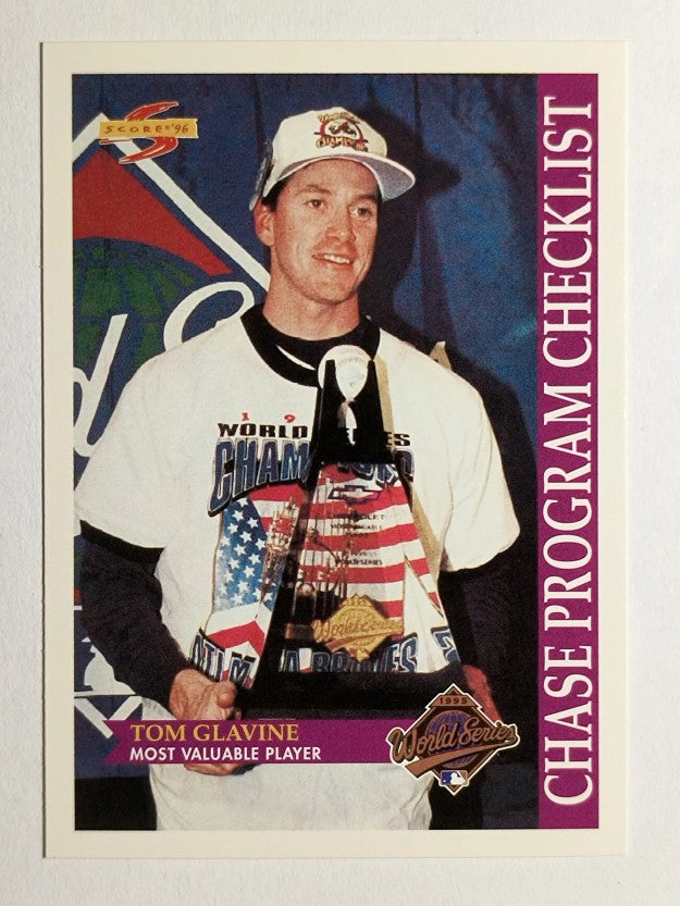 1996 Score #517 Tom Glavine CL