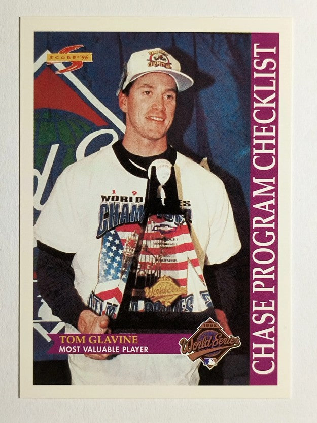 1996 Score #517 Tom Glavine CL