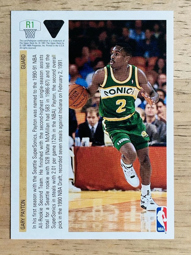 1991-92 Upper Deck Rookie Standouts #R1 Gary Payton