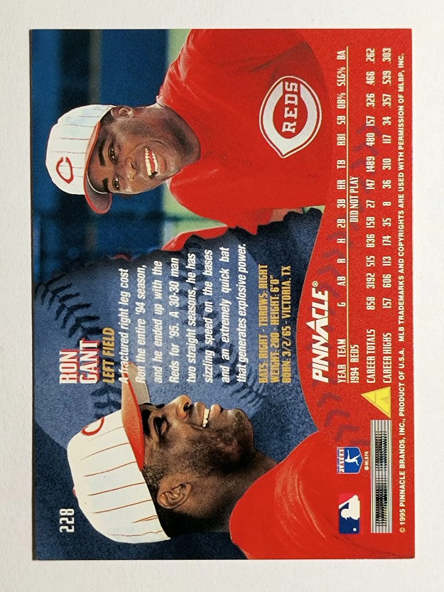 1995 Pinnacle #228 Ron Gant