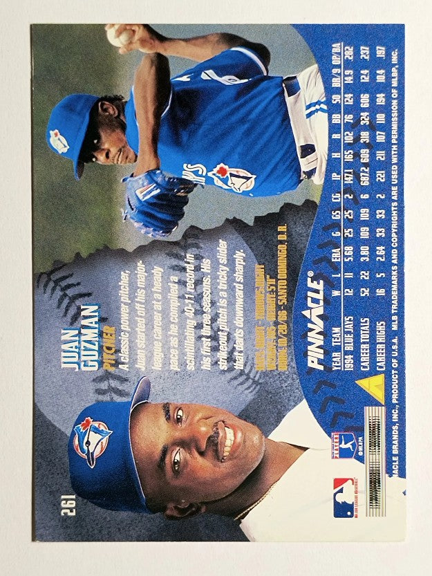 1995 Pinnacle #261 Juan Guzman