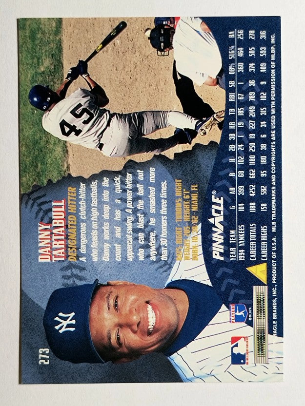 1995 Pinnacle #273 Danny Tartabull