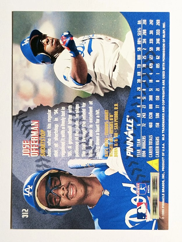 1995 Pinnacle #312 Jose Offerman