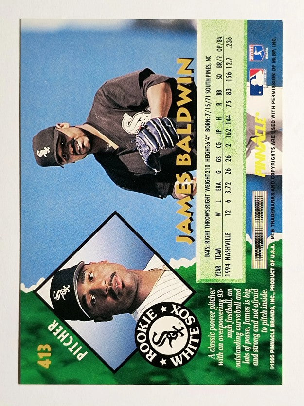 1995 Pinnacle #413 James Baldwin