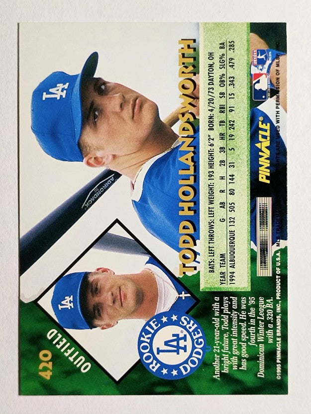 1995 Pinnacle #420 Todd Hollandsworth