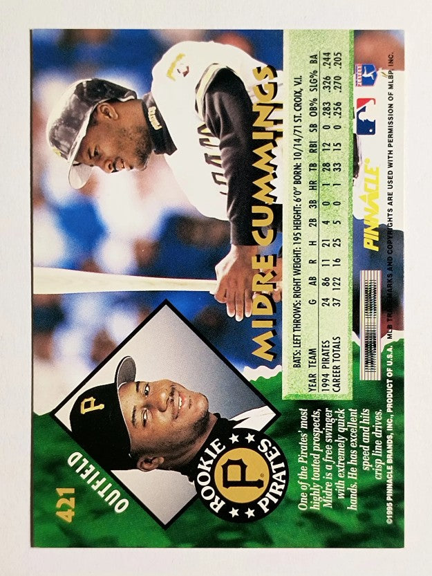1995 Pinnacle #421 Midre Cummings