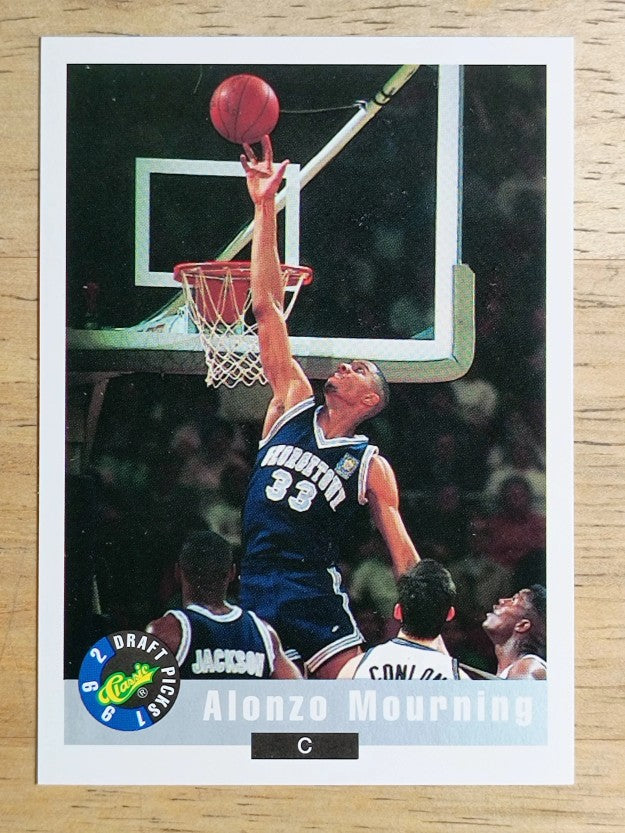 1992 Classic #60 Alonzo Mourning