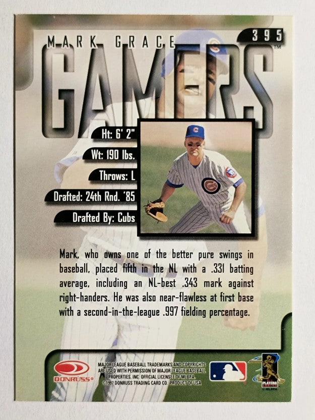 1997 Leaf #395 Mark Grace GM