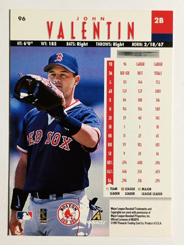 1997 New Pinnacle #96 John Valentin