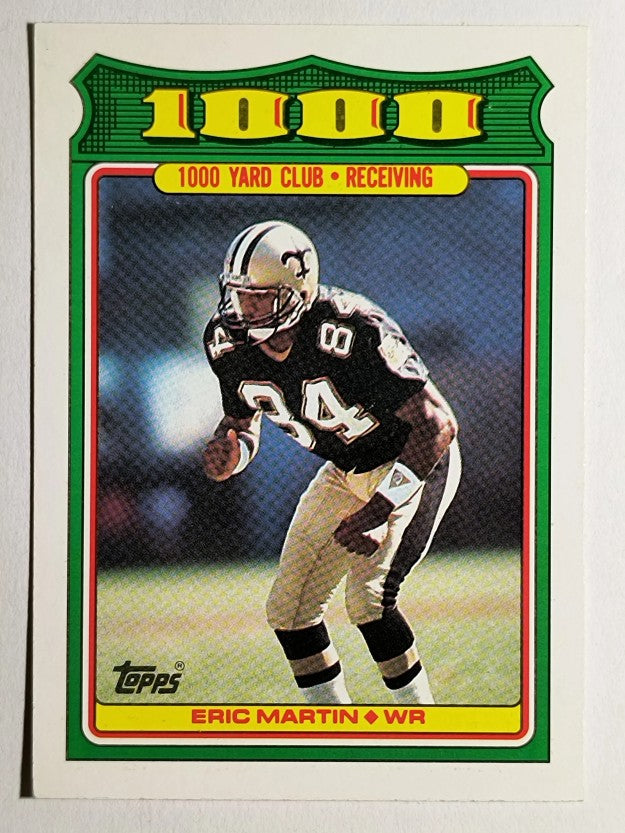 1988 Topps 1000 Yard Club #24 Eric Martin