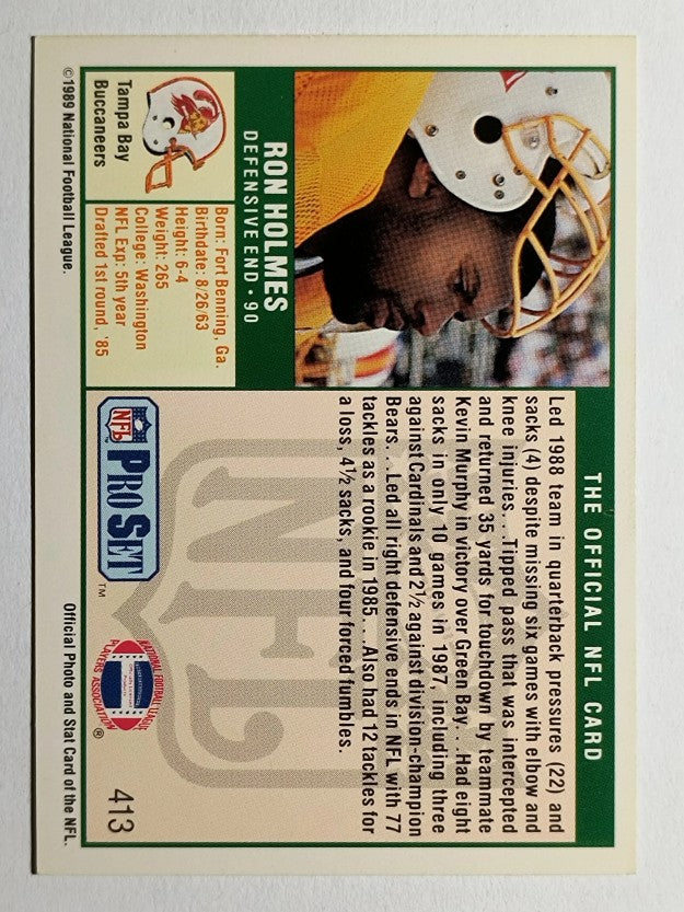 1989 Pro Set #413 Ron Holmes