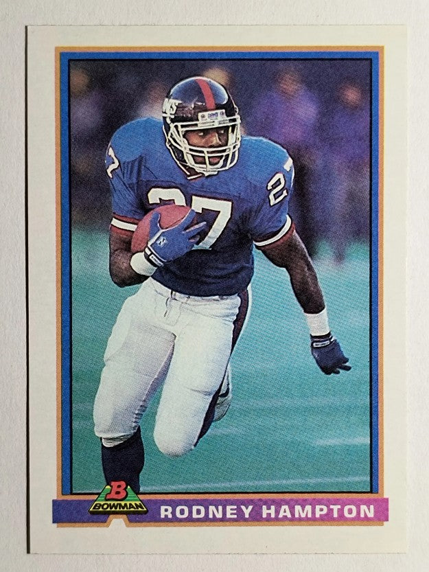 1991 Bowman #367 Rodney Hampton