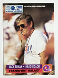 1991 Pro Set WLAF Inserts #9 Jack Elway CO