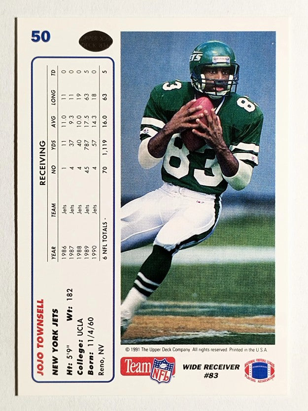 1991 Upper Deck #50 JoJo Townsell