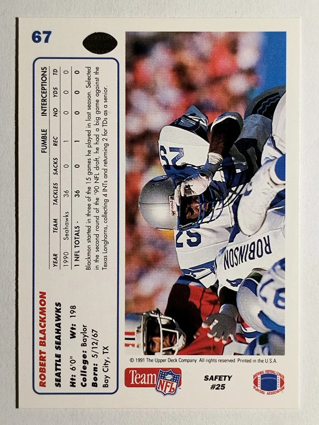1991 Upper Deck #67 Robert Blackmon
