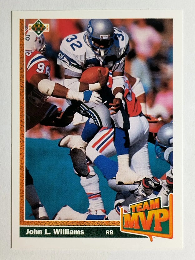 1991 Upper Deck #476 John L.Williams MVP
