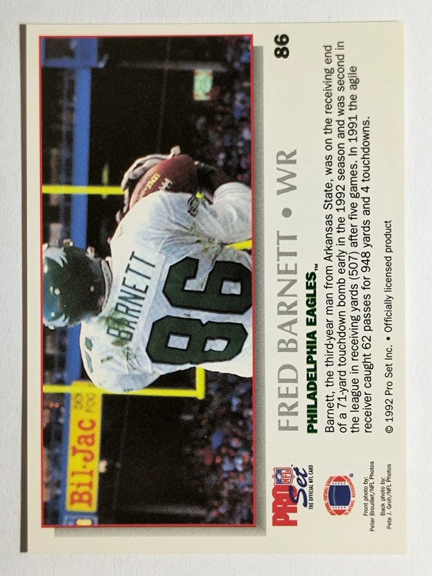 1992 Power #86 Fred Barnett
