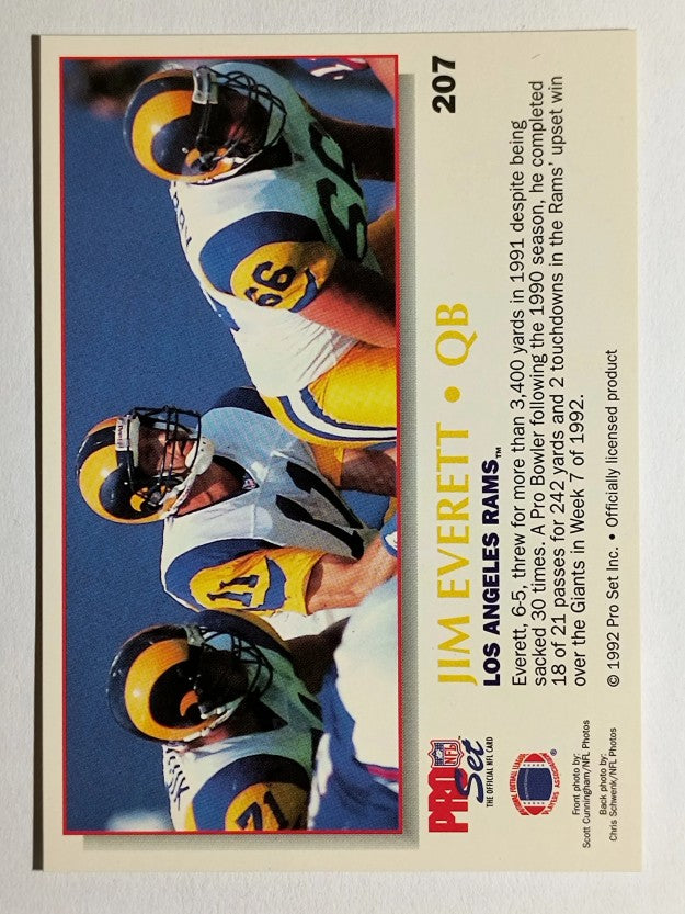 1992 Power #207 Jim Everett