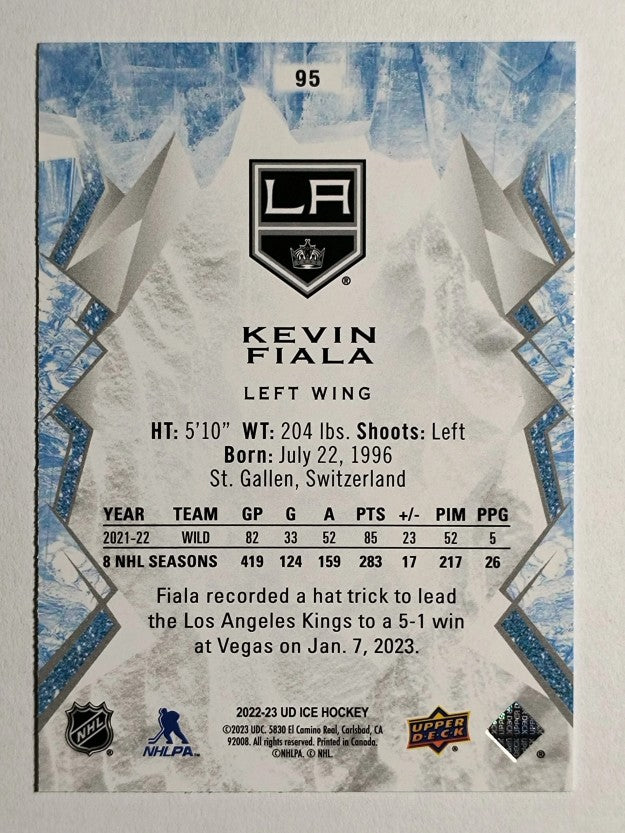 2022-23 Upper Deck Ice #95 Kevin Fiala
