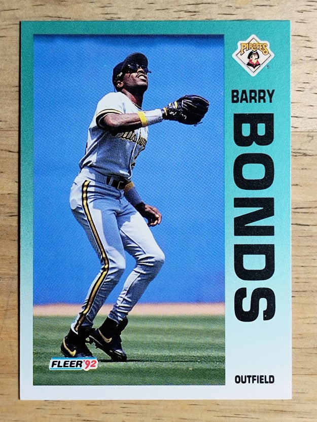 1992 Fleer #550 Barry Bonds
