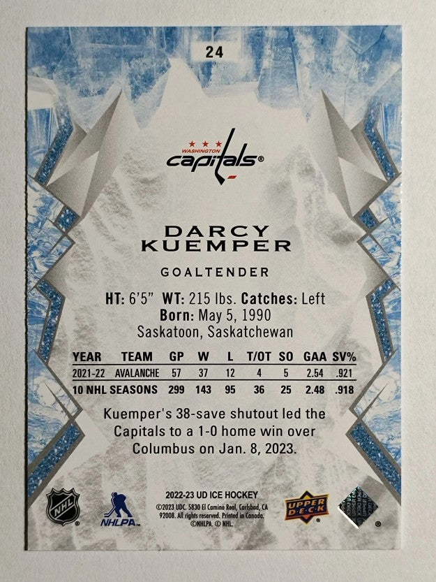 2022-23 Upper Deck Ice #24 Darcy Kuemper
