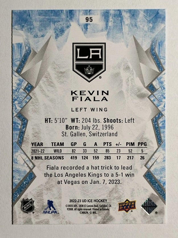 2022-23 Upper Deck Ice #95 Kevin Fiala