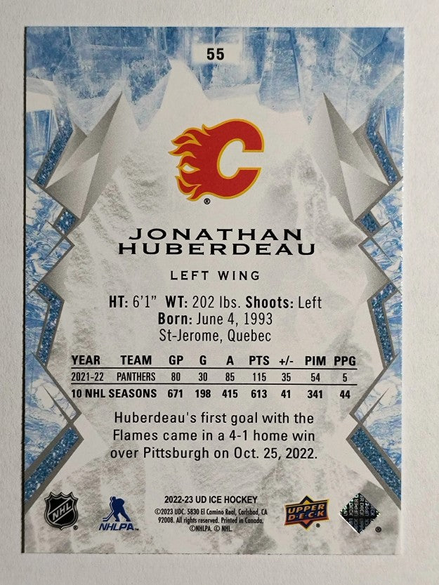 2022-23 Upper Deck Ice #55 Jonathan Huberdeau