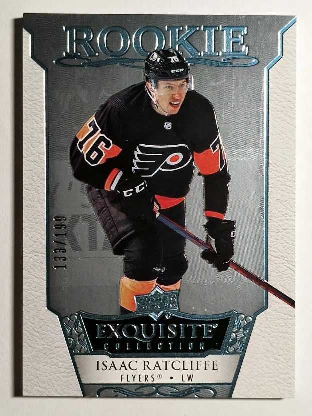2022-23 Exquisite Collection Rookies Blue Spectrum #R1 Isaac Ratcliffe