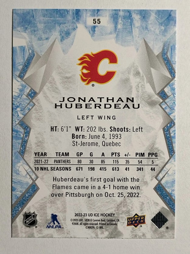 2022-23 Upper Deck Ice Orange #55 Jonathan Huberdeau