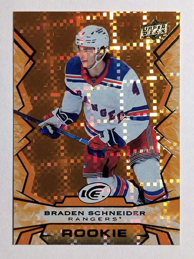 2022-23 Upper Deck Ice Orange #119 Braden Schneider RC