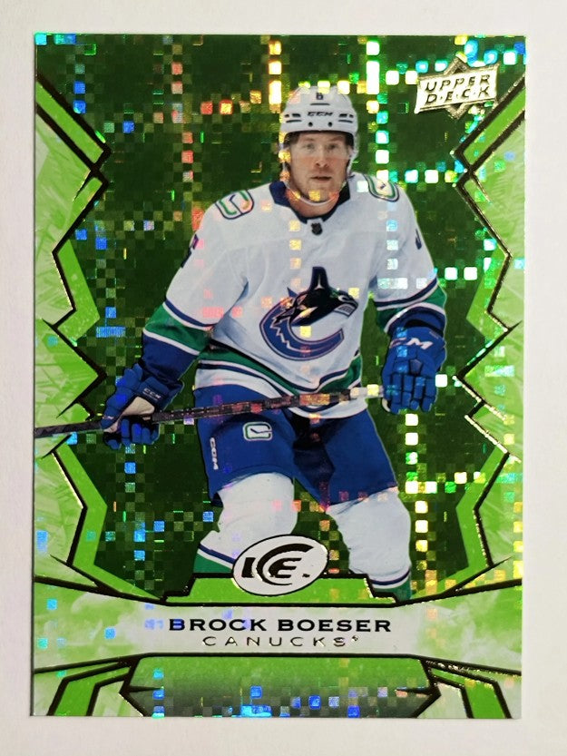 2022-23 Upper Deck Ice Green #96 Brock Boeser