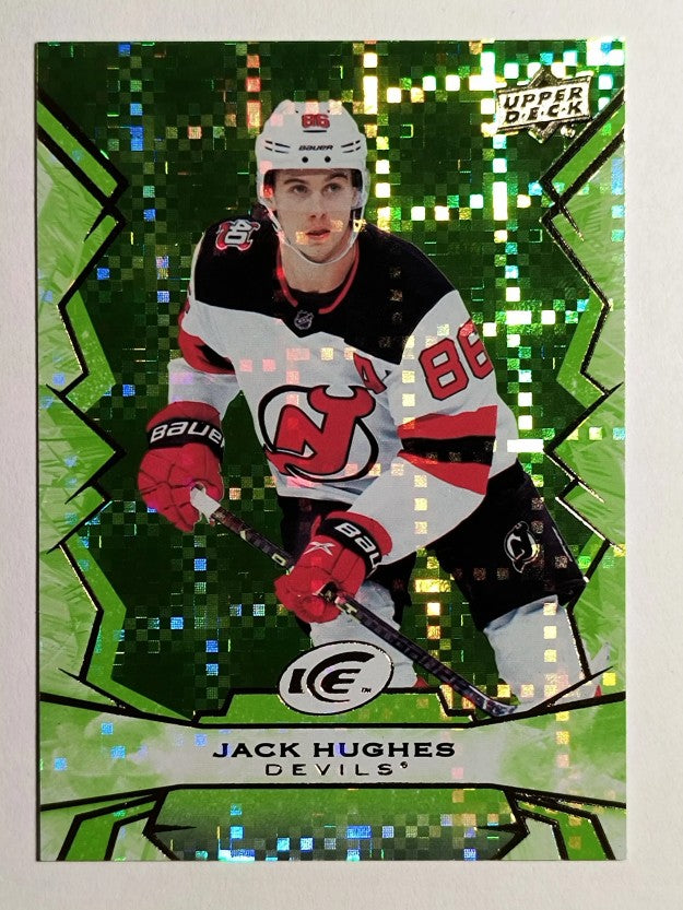 2022-23 Upper Deck Ice Green #31 Jack Hughes