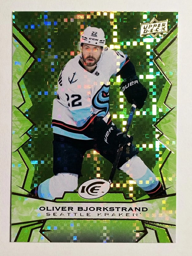 2022-23 Upper Deck Ice Green #70 Oliver Bjorkstrand